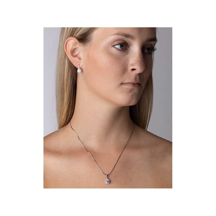 Silvego Silver ORIANNA drop earrings with zircons LPS0341SR – 4