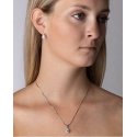 Silvego Silver ORIANNA drop earrings with zircons LPS0341SR