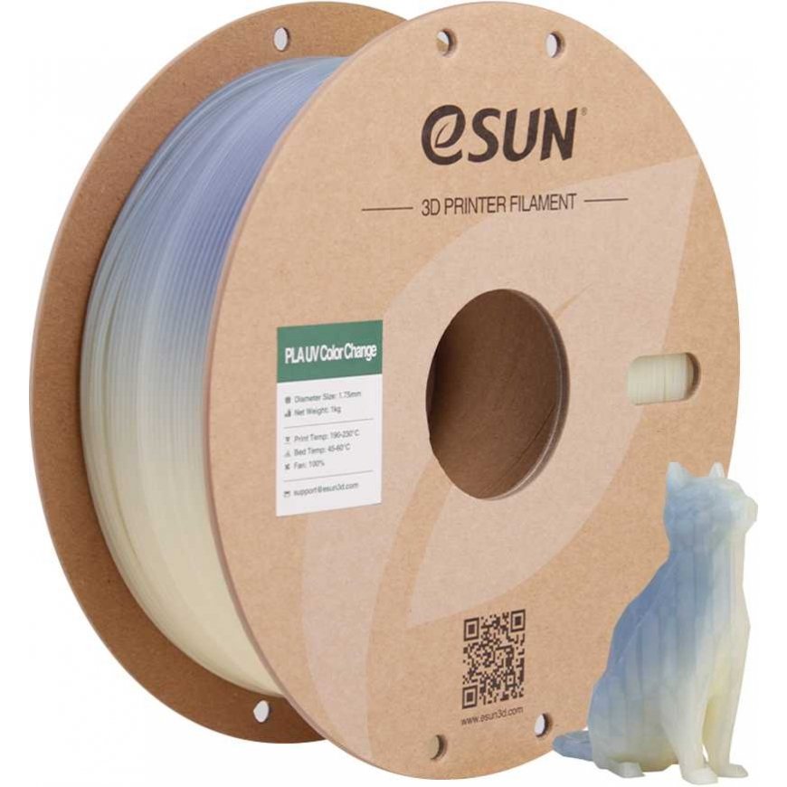 eSUN PLA UV-väriä vaihtava teippi 1,75 mm 1 kg - Vihreä – 2