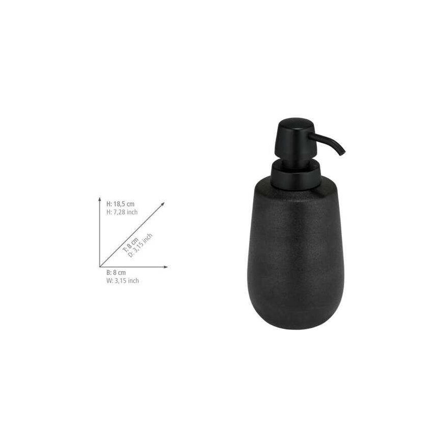 Wenko Ceramic dispenser NERNO, Ø 8 cm, 490 ml
