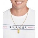 Tommy Hilfiger Kullattu miesten kaulakoru sotilastunnuksella Jameson 2790628