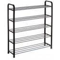 5five Simply Smart Shoe Cabinet, Hall Bookcase, Shoe Rack, Black 5five Simply Smart Shoe Cabinet, Hall Bookcase, Shoe Rack, Black