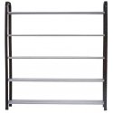 5five Simply Smart Shoe Cabinet, Hall Bookcase, Shoe Rack, Black 5five Simply Smart Shoe Cabinet, Hall Bookcase, Shoe Rack, Black
