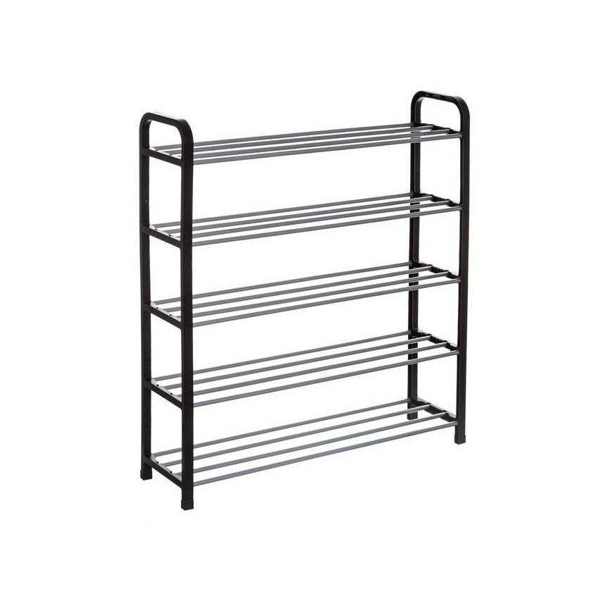 5five Simply Smart Shoe Cabinet, Hall Bookcase, Shoe Rack, Black – 4