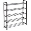 5five Simply Smart Shoe Cabinet, Hall Bookcase, Shoe Rack, Black 5five Simply Smart Shoe Cabinet, Hall Bookcase, Shoe Rack, Black