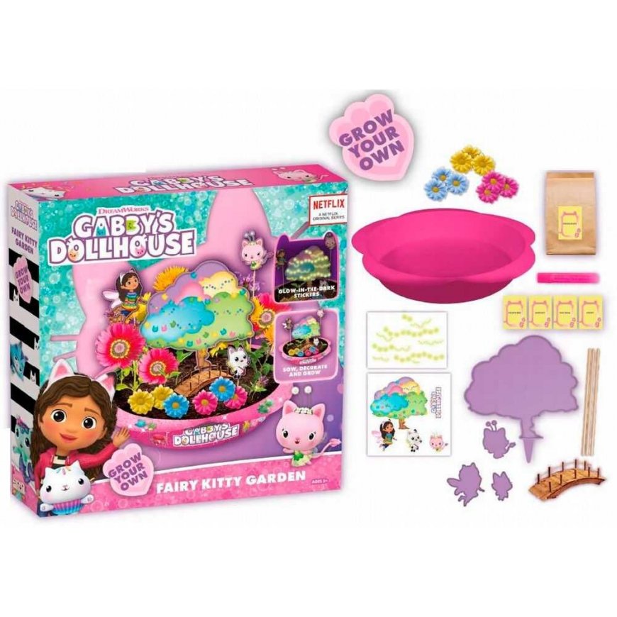 Dreamworks Animation Rms Import Gabby's Dollhouse užsiaugink savo Kitty Fairy parką, 70-0006 – 4
