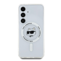 Case Karl Lagerfeld Karl Lagerfeld Button Choupette Head Printed Logo MagSafe Samsung Galaxy S25 Plus White Case Karl Lagerfeld Karl Lagerfeld Button Choupette Head Printed Logo MagSafe Samsung Galaxy S25 Plus White