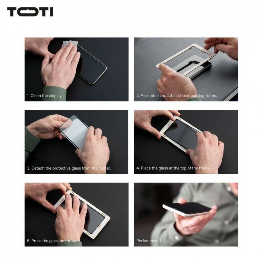 Toti Premium PREMIUM TEMPERED glass 3D screen protector full cover for Samsung Galaxy S25 Ultra – 4