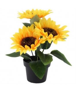 ProGarden Dirbtinis saulėgrąžų augalas, 20 cm