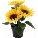 ProGarden Dirbtinis saulėgrąžų augalas, 20 cm ProGarden Dirbtinis saulėgrąžų augalas, 20 cm