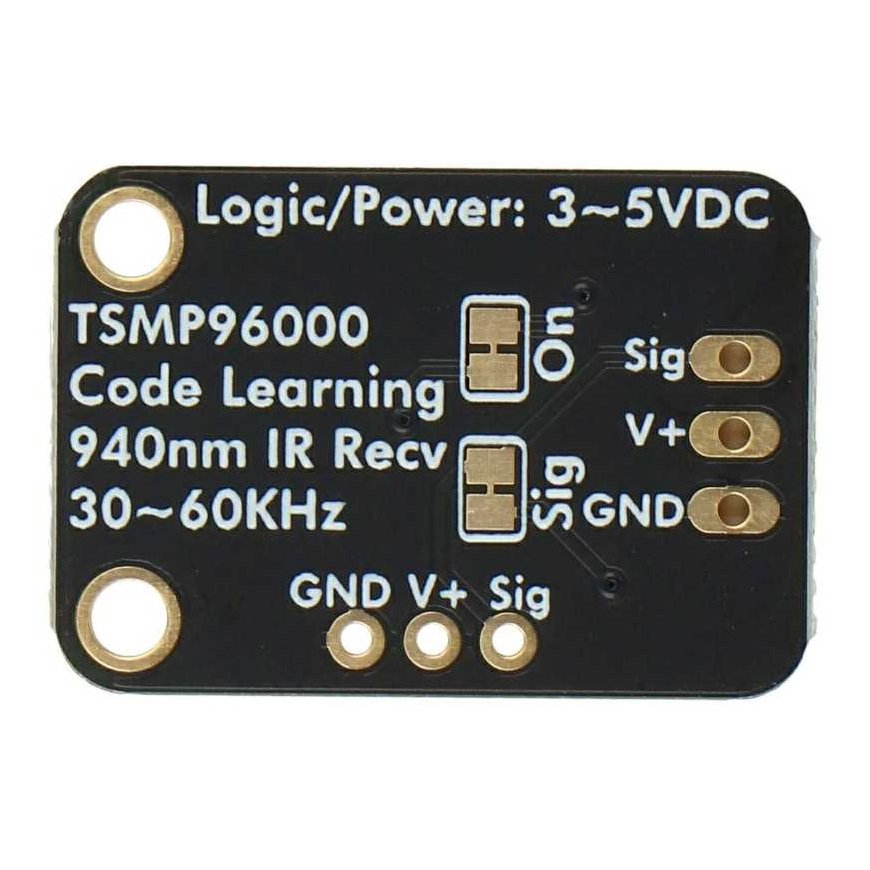 TSMP96000 Code Learning – 20-60 kHz IR Receiver – STEMMA JST PH 2mm – Adafruit 5970 – 3