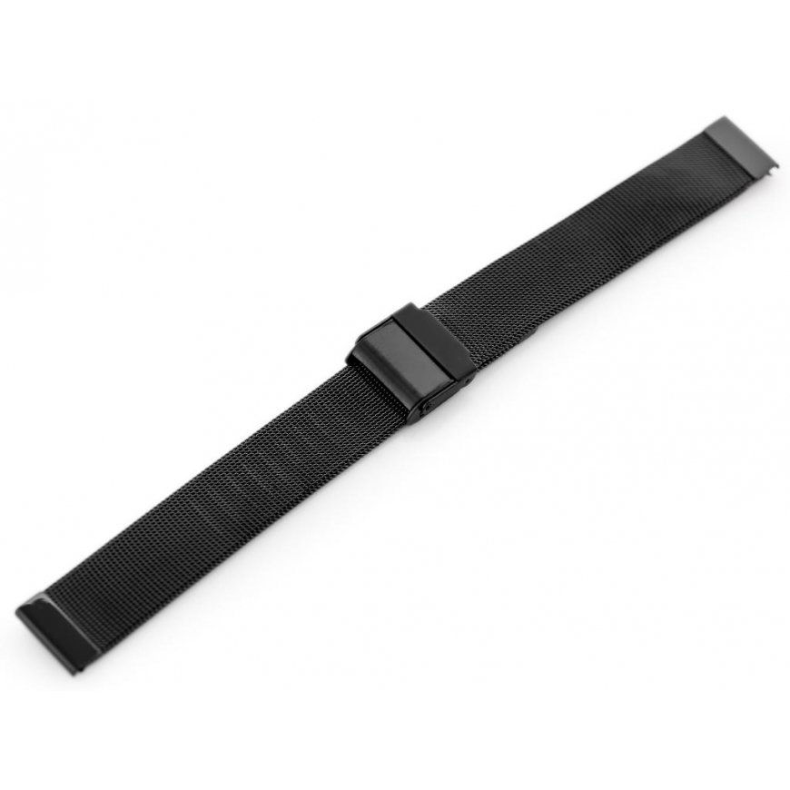 Pacific 04E bracelet - HQ mesh - black 18mm – 2