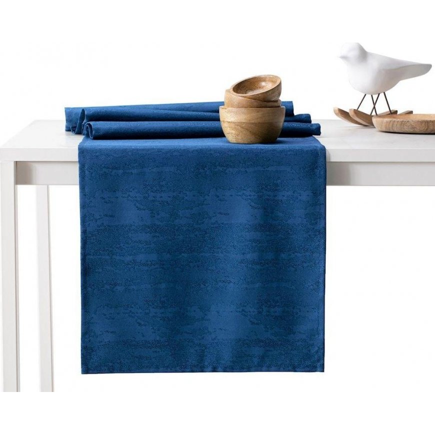 AmeliaHome Tablecloth Vesta indigo 30x80