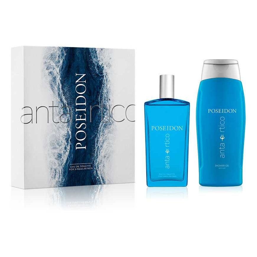 Unisex perfume set Poseidon ANTARCTIC POSEIDON CASE (EDT, 100 ml + shower gel, 250 ml) – 2