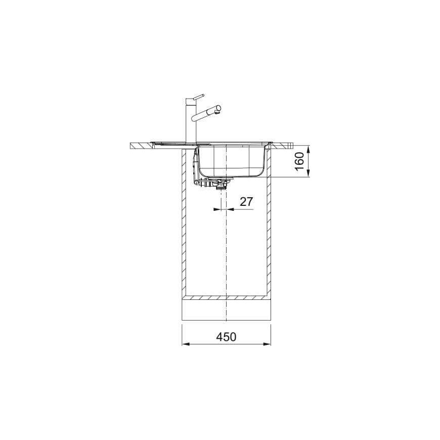 Stainless steel sink Franke Antea, AZN 611-62 – 3