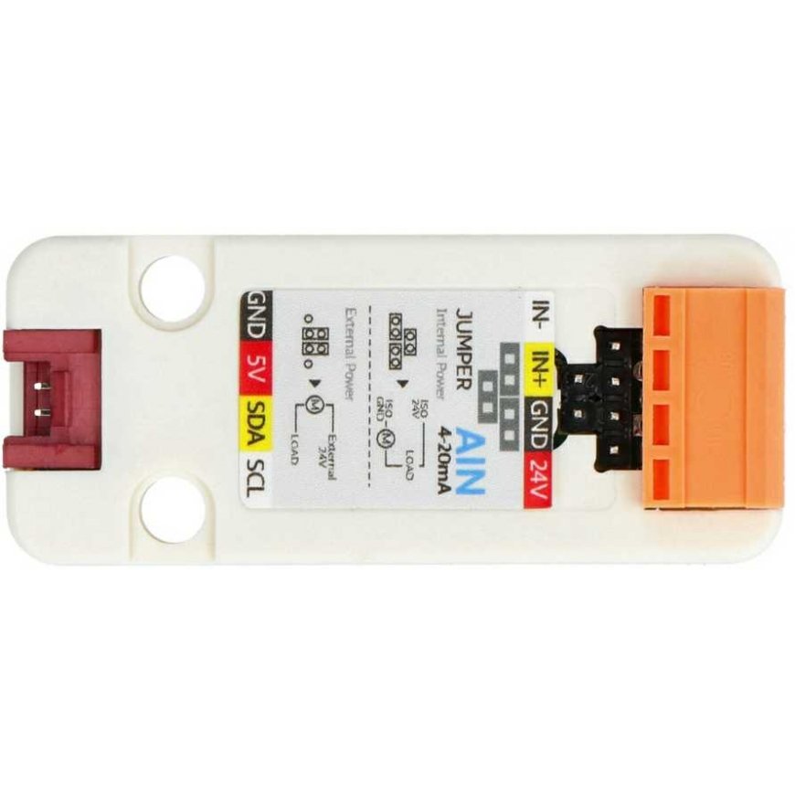 AIN4-20mA Block – I2C – STM32G030F6 – Development Module Block Expansion Module – M5Stack U162 – 2