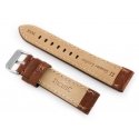 Pacific Laikrodžio odinis dirželis W48 - PREMIUM - tamsus ruda I - 24mm Pacific Laikrodžio odinis dirželis W48 - PREMIUM - tamsus ruda I - 24mm