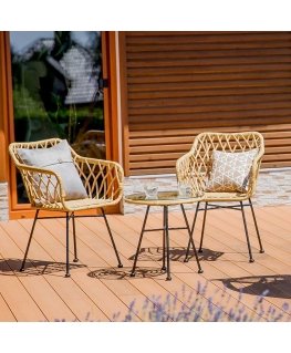 Ulkokalustesetti Desire beige PATIO puutarhakalustesetti