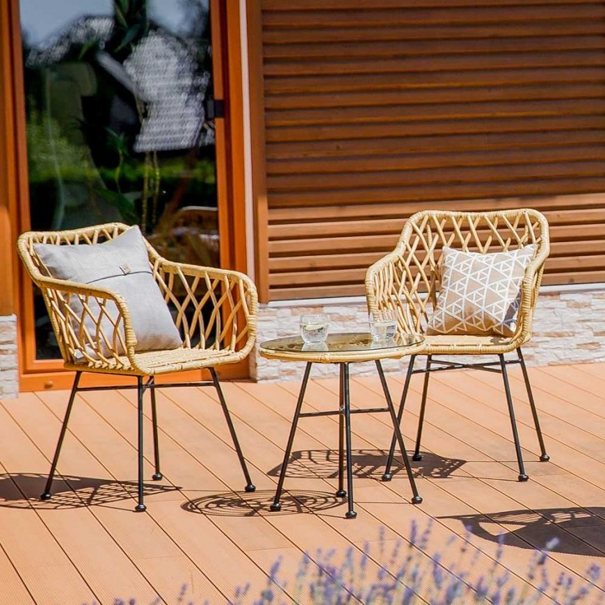 Ulkokalustesetti Desire beige PATIO puutarhakalustesetti