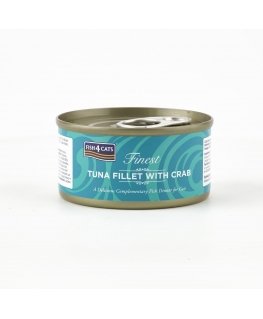 FISH4CATS Tuna fillet with crab - wet cat food - 70g