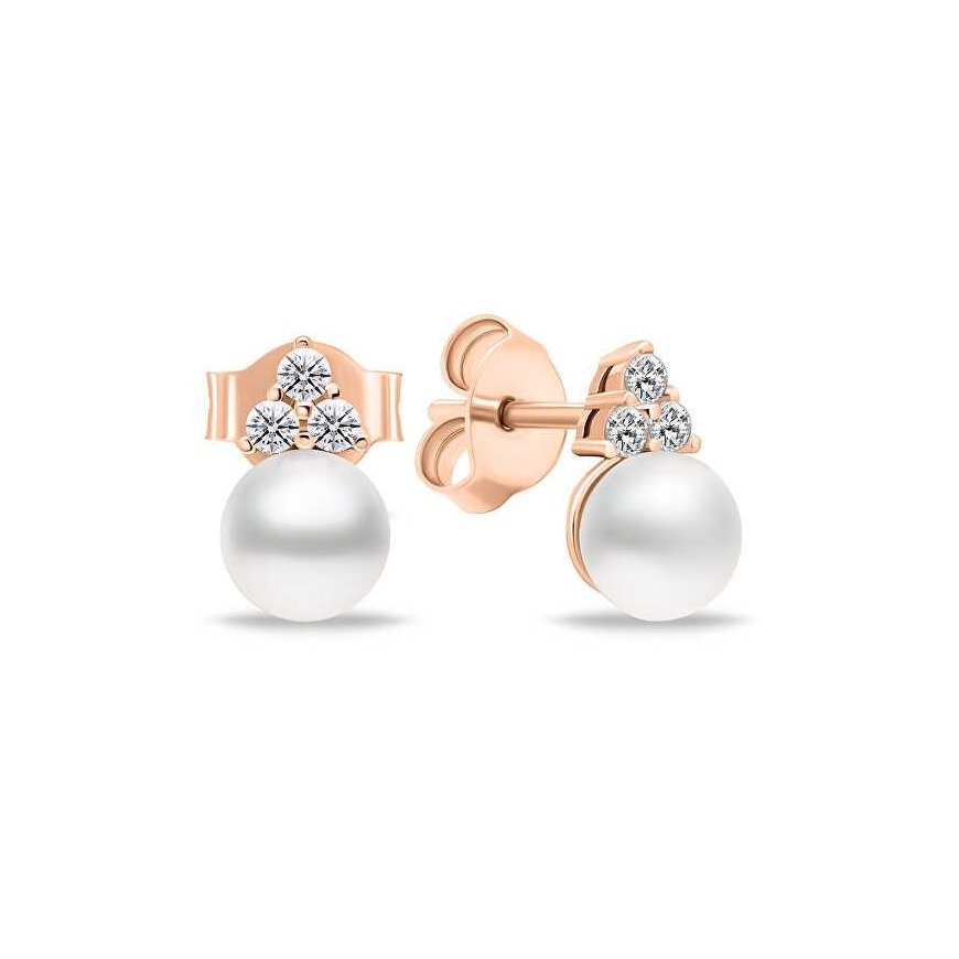 Brilio Silver Timeless Bronze Real Pearl Jewelry Set SET228R (Earrings, Necklace) – 2