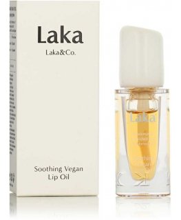 Laka Soothing Vegan Lip Oil maitininantis Geltona - Vyživující olej na rty 4,5 ml Moterims