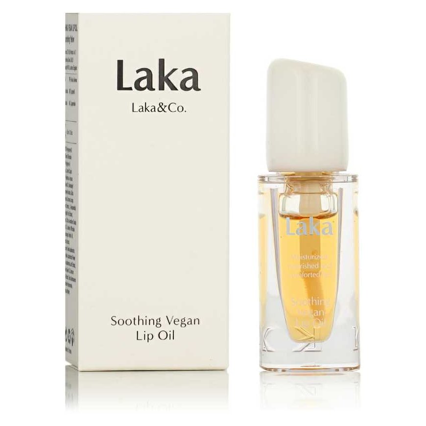 Laka Soothing Vegan Lip Oil nourishing Yellow - Vyživující olej na rty 4.5 ml For Women
