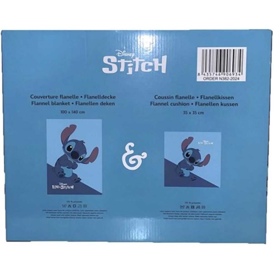 Disney Stitch -polar-peitto- ja tyynysetti – 4