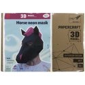 Beldizart SALE Wizardi 3D Papercraft Kit Horse Neon Mask PP-3KON-2BM Beldizart SALE Wizardi 3D Papercraft Kit Horse Neon Mask PP-3KON-2BM
