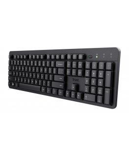 Trust Ody II tastatūra Birojs RF Bezvadu QWERTY Ziemeļvalstu Melns
