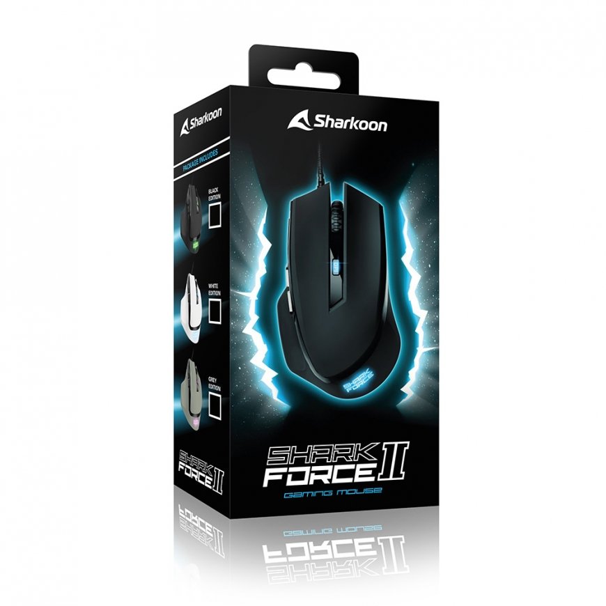 Sharkoon SHARK Force II mouse Gaming Right-hand USB Type-A Optical 4200 DPI – 4