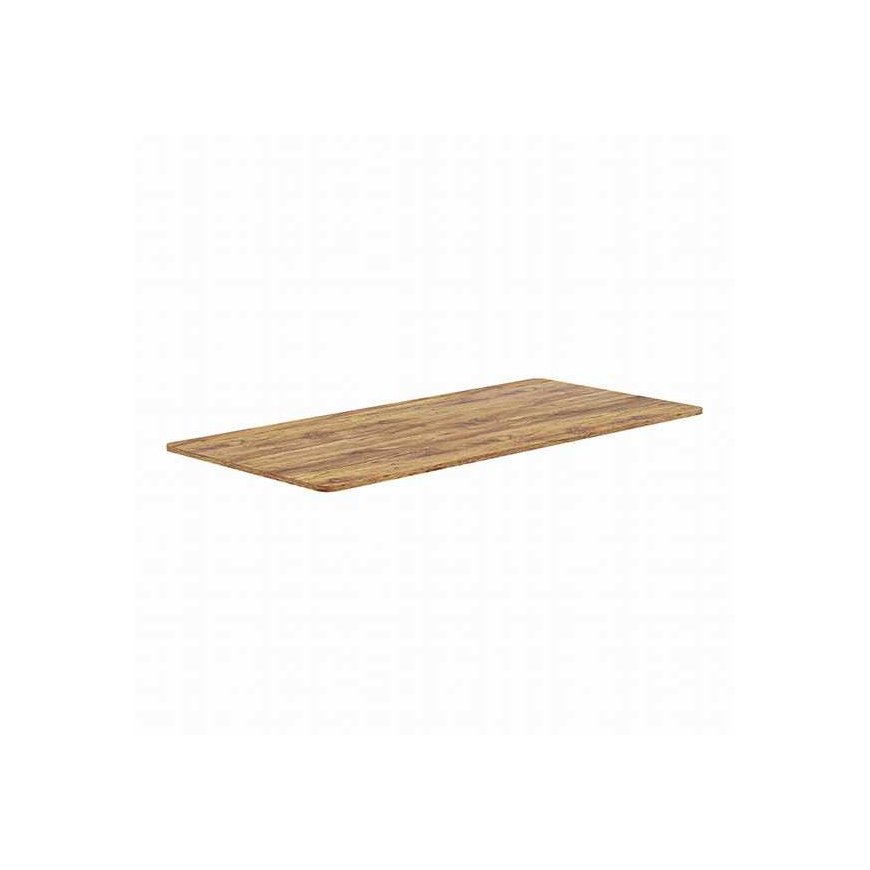 Table top, rustic oak, 160x75x1.8 cm, laminated chipboard, Powerton – 2