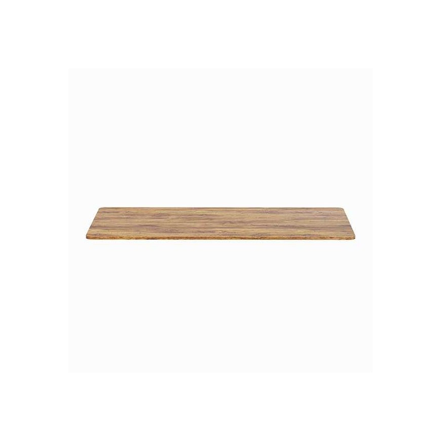 Table top, rustic oak, 160x75x1.8 cm, laminated chipboard, Powerton – 3