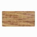 Table top, rustic oak, 160x75x1.8 cm, laminated chipboard, Powerton