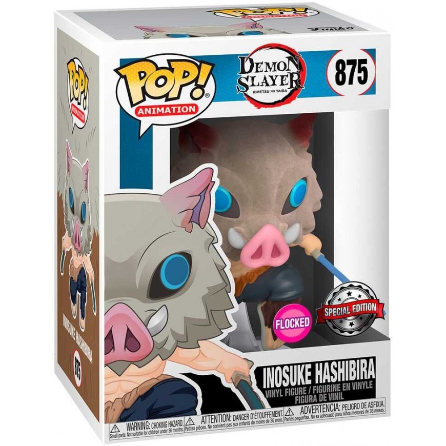 FUNKO POP! Vinyl Figure: Demon Slayer - Inosuke W/Chase – 3