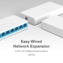 Mercusys MS108 сетевой коммутатор Неуправляемый Fast Ethernet (10/100) Белый Mercusys MS108 сетевой коммутатор Неуправляемый Fast Ethernet (10/100) Белый
