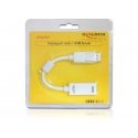 DeLOCK 61767 video cable adapter 0.125 m DisplayPort HDMI Type A (Standard) White DeLOCK 61767 video cable adapter 0.125 m DisplayPort HDMI Type A (Standard) White