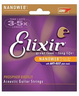 Elixir Strings 16027 mūzikas instrumentu stīga Akustisks 6 pcs Tērauds Ģitāra