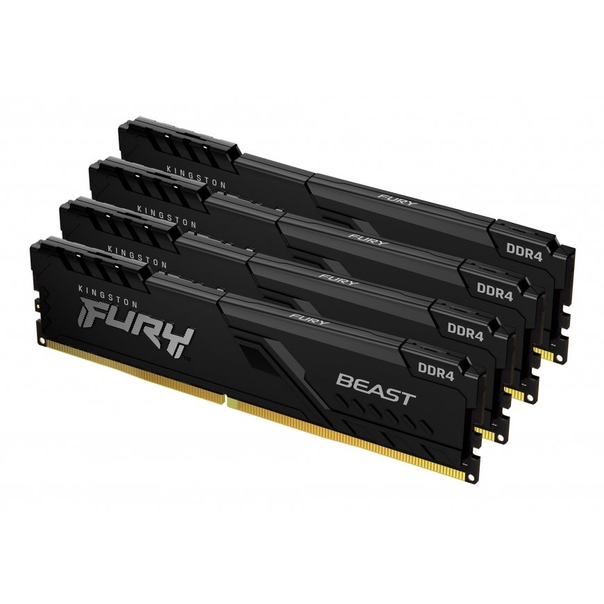 Kingston Technology FURY Beast модуль памяти 64 GB 4 x 16 GB DDR4