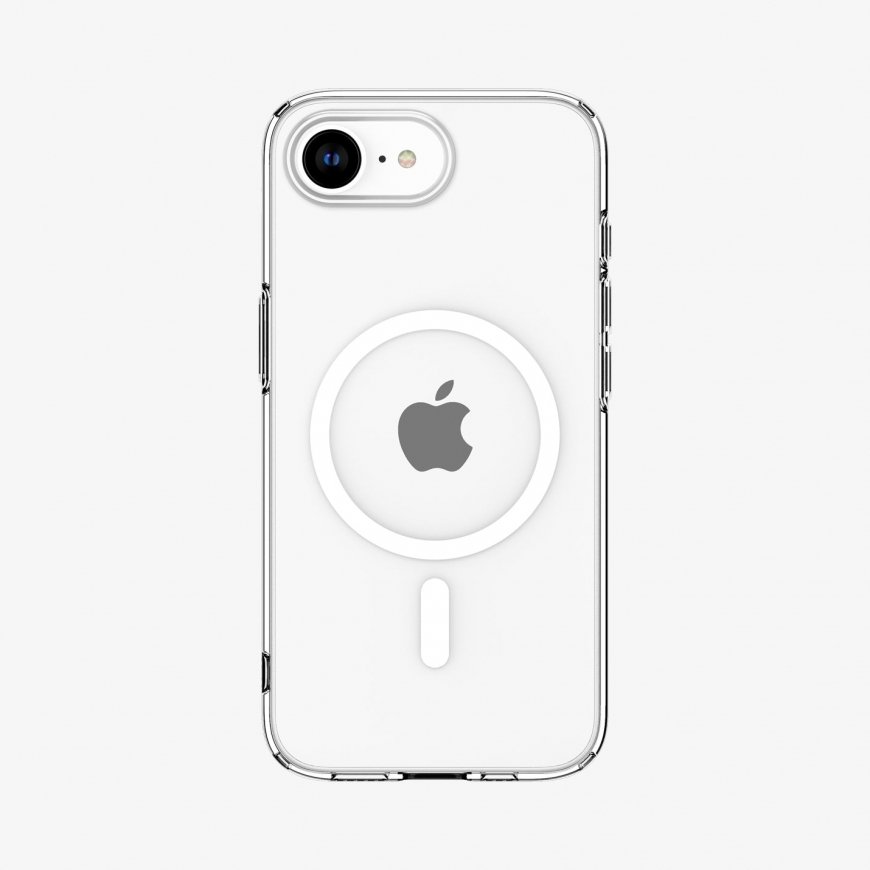 Spigen Liquid Crystal (MagFit) iPhone 16e Case Clear White