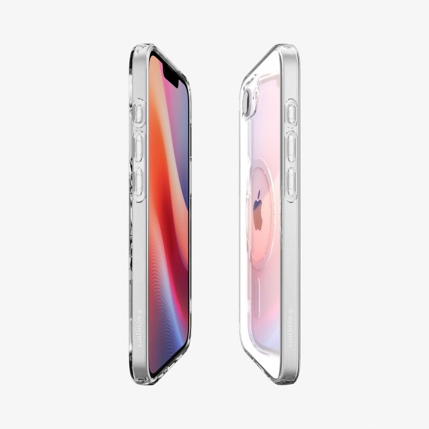 Spigen Liquid Crystal (MagFit) mobiiltelefoni ümbris 15,5 cm (6.1") Kate Läbipaistev, Valge – 5