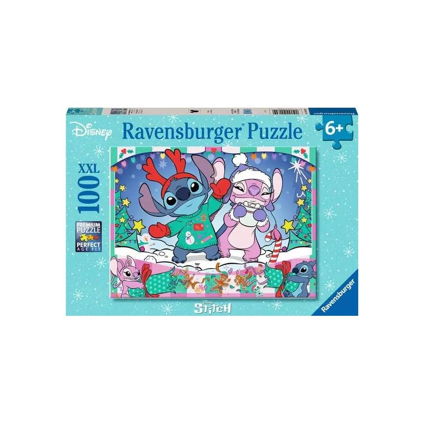 Ravensburger Disney Stitch Christmas Pusle 100 tk Multifilmid