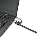 Kensington ClickSafe 2.0 Universal Keyed Laptop Lock kabelio užraktas Juoda 1,8 m Kensington ClickSafe 2.0 Universal Keyed Laptop Lock kabelio užraktas Juoda 1,8 m
