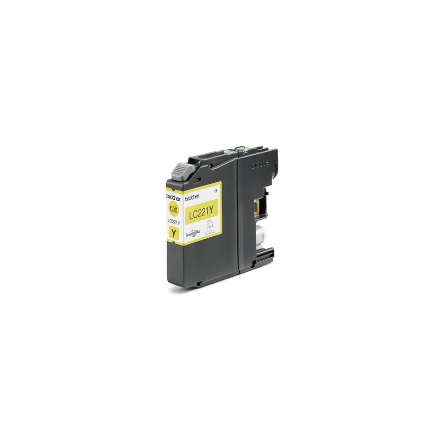 Brother LC-221Y mustekasetti 1 kpl Alkuperäinen Keltainen – 2
