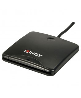 Lindy 42768 устройство для чтения магнитных карт USB Черный