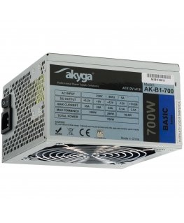 Akyga AK-B1-700 virtalähdeyksikkö 700 W 20+4 pin ATX ATX Harmaa