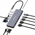 Verbatim CMH-14 USB tüüp-C 5000 Mbit/s Hõbe Verbatim CMH-14 USB tüüp-C 5000 Mbit/s Hõbe