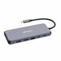 Verbatim CMH-14 USB Veids-C 5000 Mbit/s Sudrabs Verbatim CMH-14 USB Veids-C 5000 Mbit/s Sudrabs