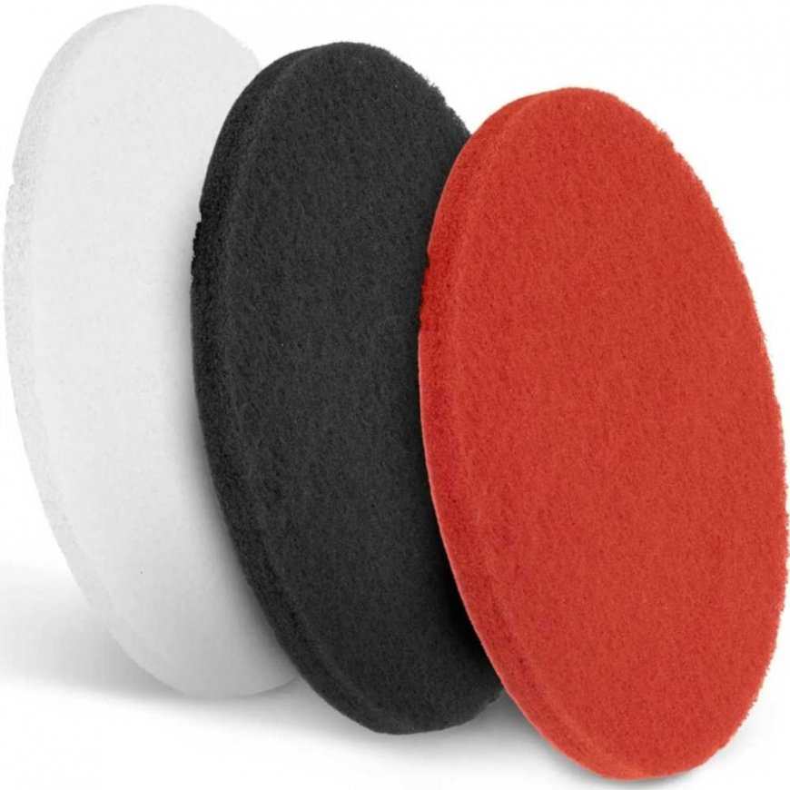 Ulsonix Scrubbing pads dia. 17 inches white red black - 3 pcs.