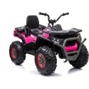 Lean Cars sähkömönkijä lapsille XMX607, kiiltävä pinkki